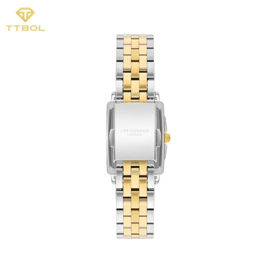 ساعت مچی زنانه لی کوپر بند سیلور و طلایی LEE COOPER LC07940.330