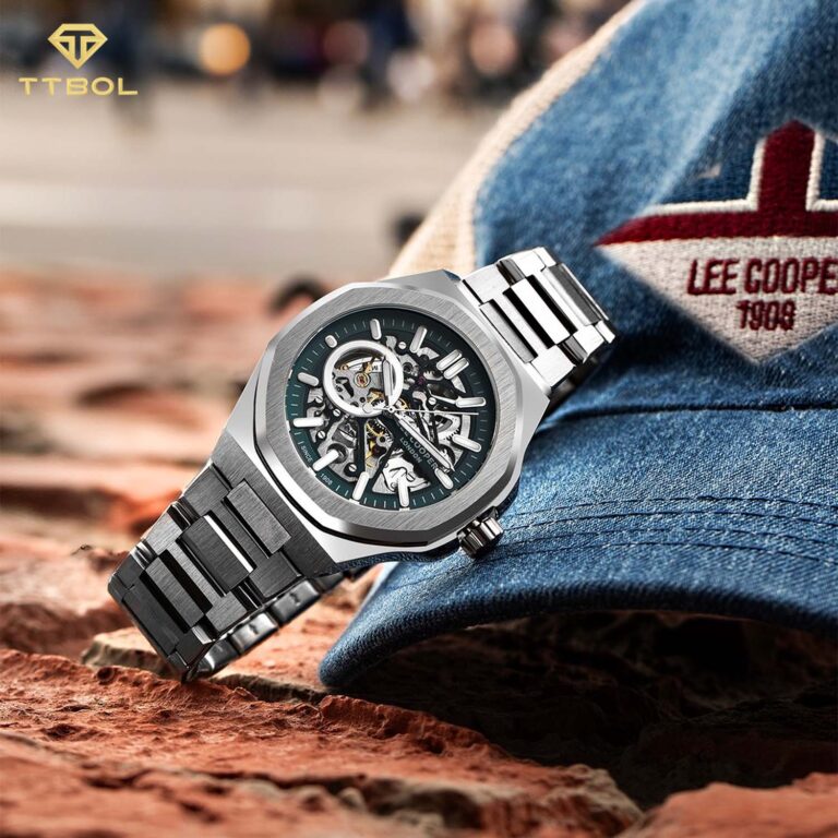 ساعت مچی مردانه لی کوپر صفحه اسکلتون LEE COOPER LC07977.650