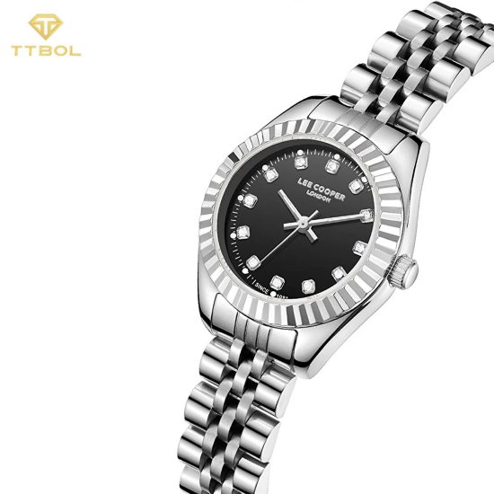 ساعت مچی زنانه لی کوپر صفحه مشکی LEE COOPER LC07956.350