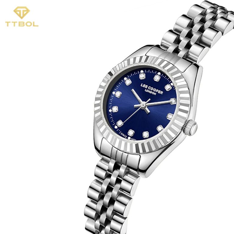 ساعت مچی زنانه لی کوپر صفحه سرمه ای LEE COOPER LC07956.390