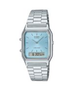 ساعت مچی مردانه کاسیو نوستالژی صفحه آبی CASIO AQ-230A-2A1MQY