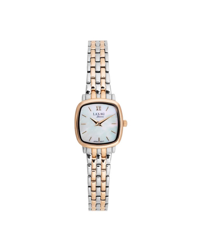 ساعت مچی زنانه لاکسمی صفحه چهارگوش LAXMI 8174-5