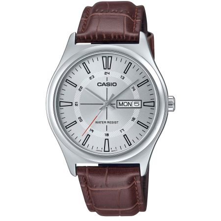 ساعت مچی مردانه کاسیو جنرال با بند چرمی CASIO MTP-V006L-7C