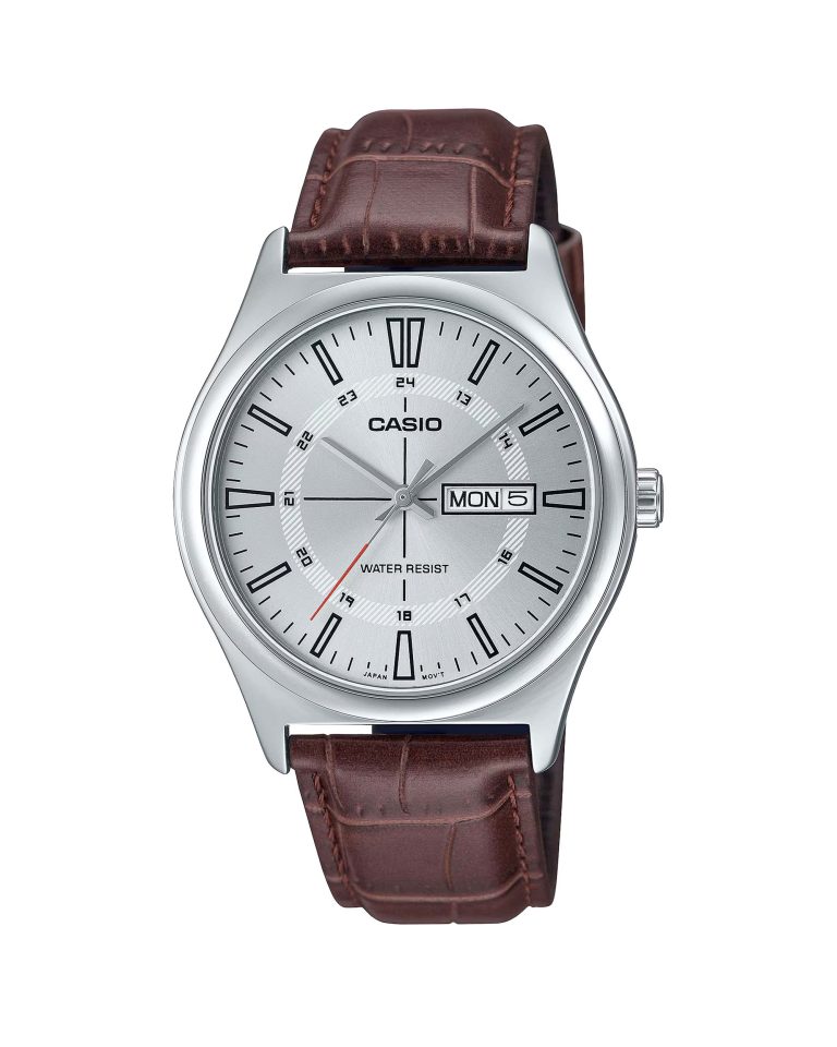 ساعت مچی مردانه کاسیو جنرال با بند چرمی CASIO MTP-V006L-7C