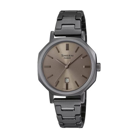 ساعت مچی زنانه کاسیو شین خاکستری رنگ CASIO SHEEN SHE-4554GY-5A