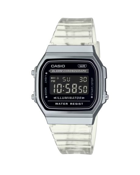 ساعت مچی مردانه کاسیو بند شیشه ای CASIO A168XES-1B