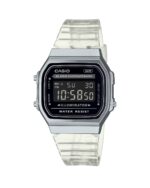 ساعت مچی مردانه کاسیو بند شیشه ای CASIO A168XES-1B