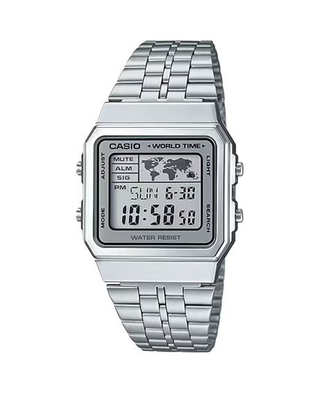 ساعت مچی مردانه کاسیو ساعت جهانی CASIO A500WA-7