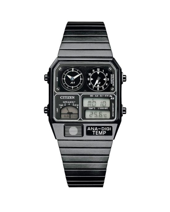 ساعت مچی مردانه سیتی زن حرارتی مشکی CITIZEN JG2105-93E