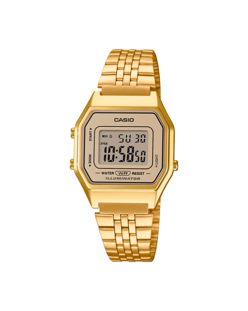 ساعت مچی زنانه کاسیو نوستالژی طلایی CASIO LA680WEGA-9