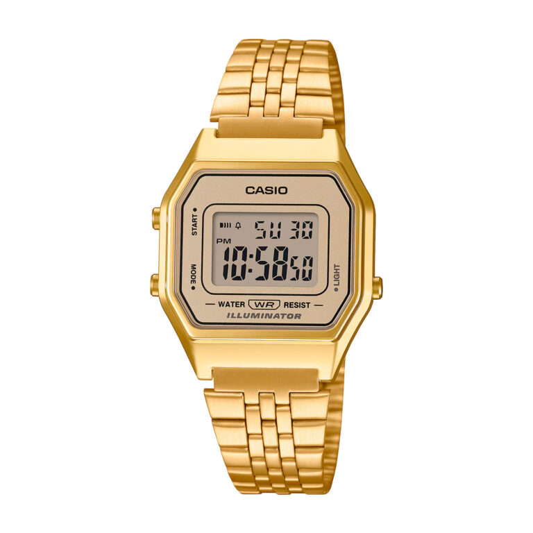 ساعت مچی زنانه کاسیو نوستالژی طلایی CASIO LA680WEGA-9