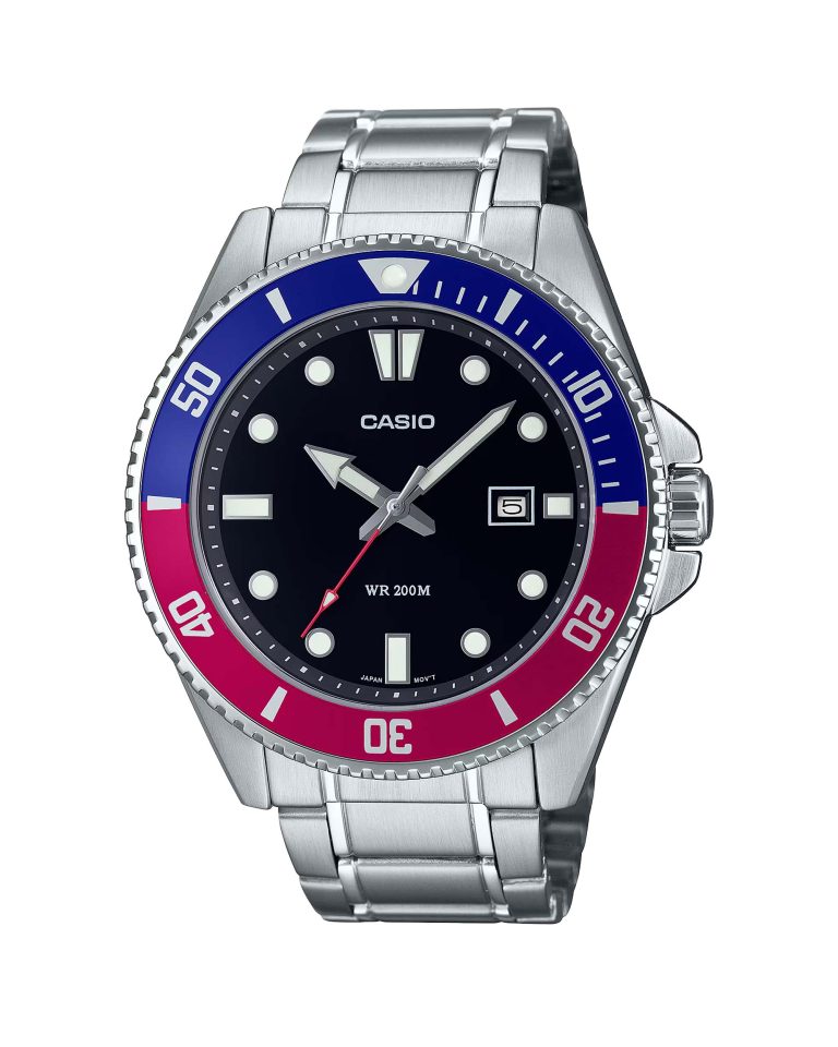 ساعت مچی مردانه کاسیو مدل پپسی CASIO MDV-107D-1A3V