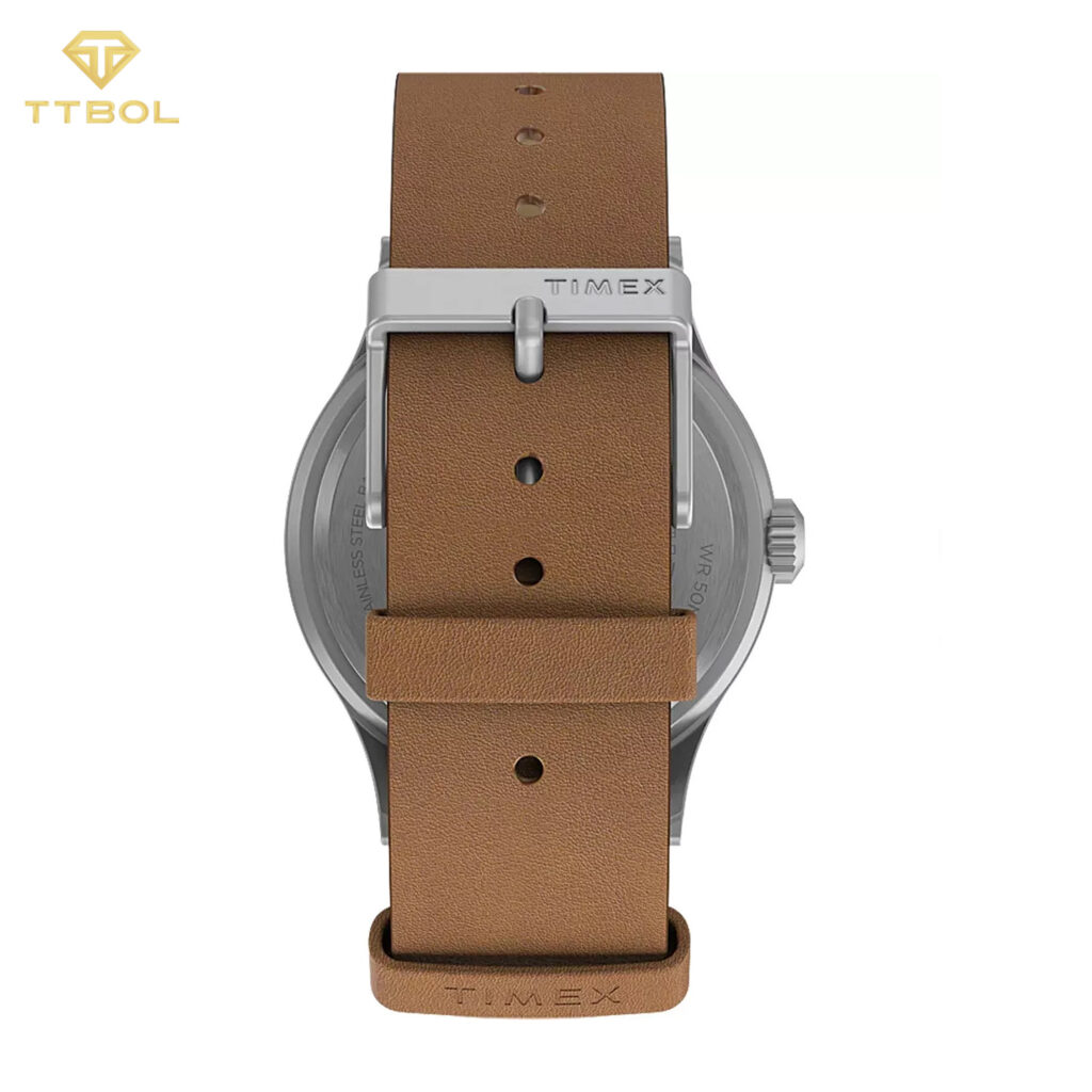 ساعت مچی مردانه تایمکس بند چرمی TIMEX TW2V07600