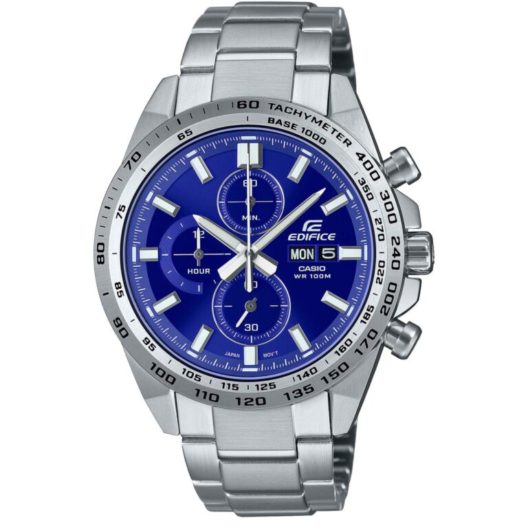 ساعت مچی مردانه کاسیو ادیفیس صفحه سرمه ای CASIO EDIFICE EFR-574D-2AV