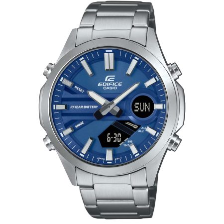 ساعت مچی مردانه کاسیو ادیفیس صفحه سرمه ای CASIO EDIFICE EFV-C120D-2A