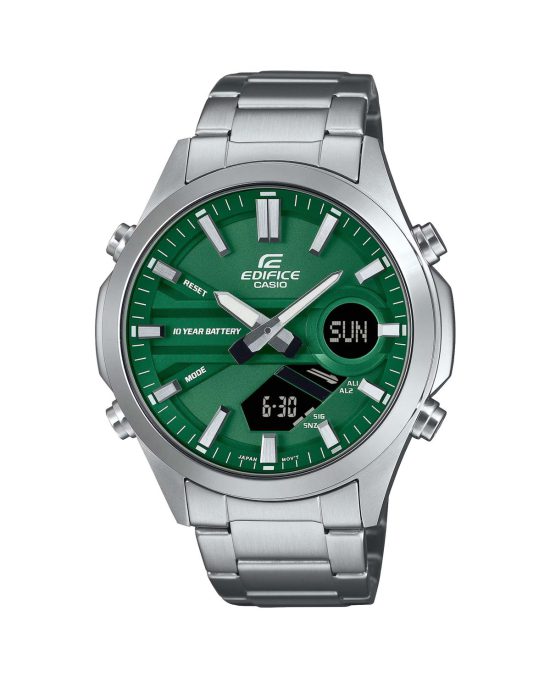 ساعت مچی مردانه کاسیو ادیفایس دیجیتالی صفحه سبز CASIO EDIFICE EFV-C120D-3A