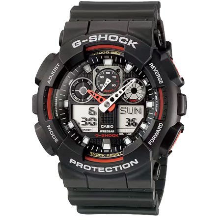 ساعت مچی مردانه کاسیو جیشاک کرنوگراف CASIO G-SHOCK GA-100-1A4