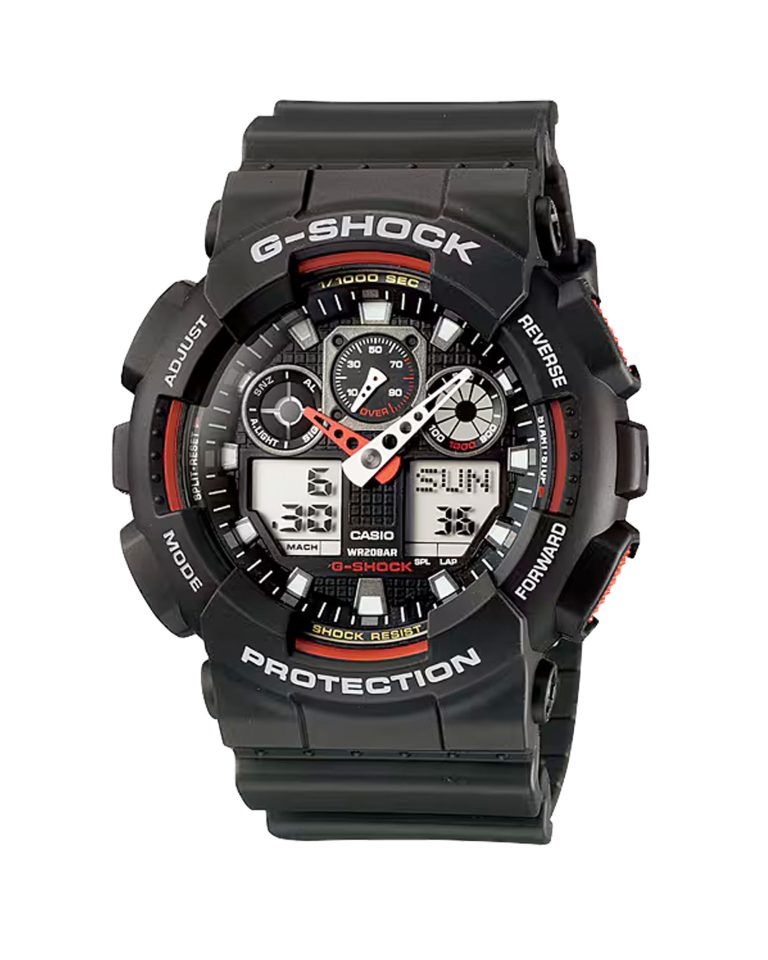 ساعت مچی مردانه کاسیو جیشاک کرنوگراف CASIO G-SHOCK GA-100-1A4