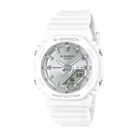 ساعت مچی دخترانه کاسیو جیشاک سفید رنگ کد CASIO G-SHOCK GMA-P2100VA-7A