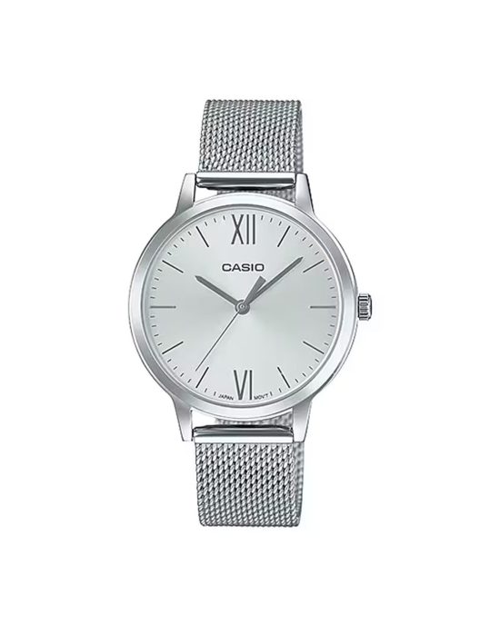 ساعت مچی زنانه کاسیو جنرال بند حصیری CASIO LTP-E157M-7A
