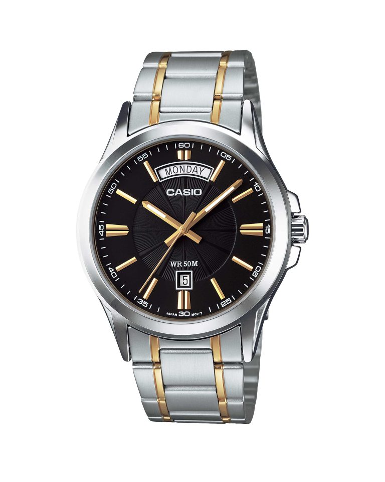 ساعت مچی مردانه کاسیو سیلور طلایی CASIO MTP-1381G-1A