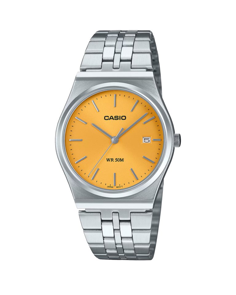 ساعت مچی مردانه کاسیو صفحه زرد CASIO MTP-B145D-9AV