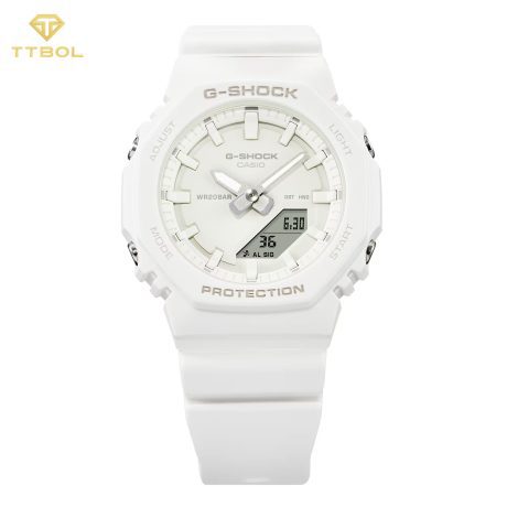 ساعت مچی دخترانه کاسیو جیشاک سفید رنگ CASIO G-SHOCK GMA-P2100-7A