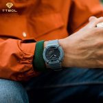 ساعت مچی مردانه کاسیو جیشاک سرمه ای CASIO G-SHOCK GA-2100PT-2A