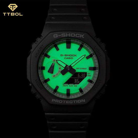 ساعت مچی مردانه کاسیو جیشاک صفحه شب نما CASIO G-SHOCK GA-2100HD-8A