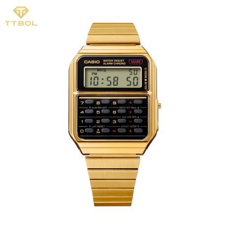 ساعت مچی مردانه کاسیو طلایی CASIO CA-500WEG-1A