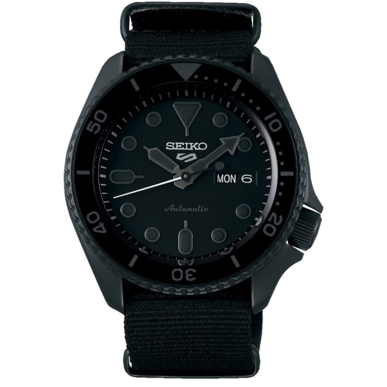 ساعت مچی اتوماتیک مردانه سیکو 5 بتمن بند ناتو SEIKO 5 SRPD79K1