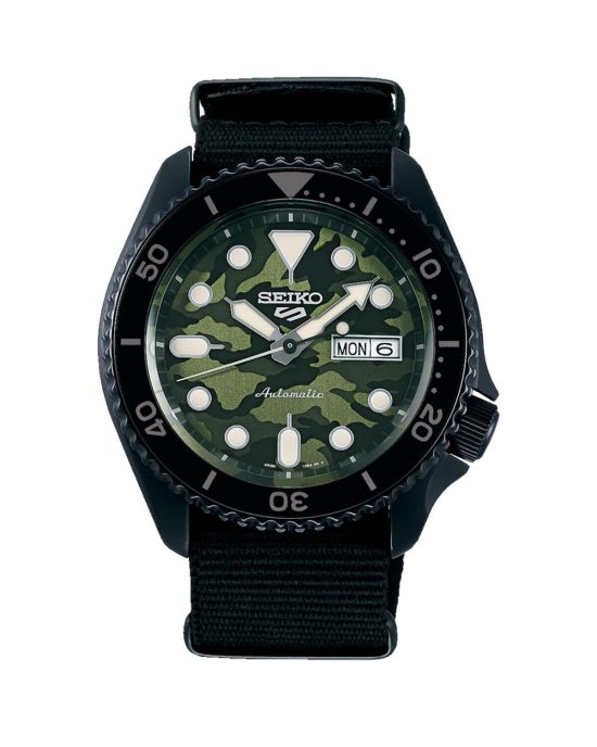 ساعت مچی اتوماتیک مردانه سیکو سری S بند ناتو SEIKO 5 SRPJ37K1