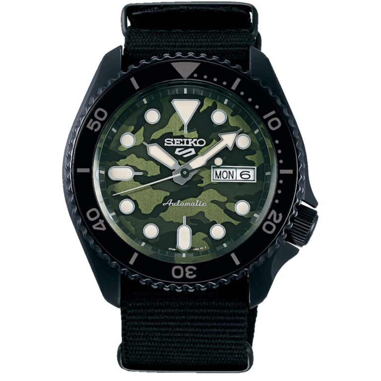 ساعت مچی اتوماتیک مردانه سیکو سری S بند ناتو SEIKO 5 SRPJ37K1