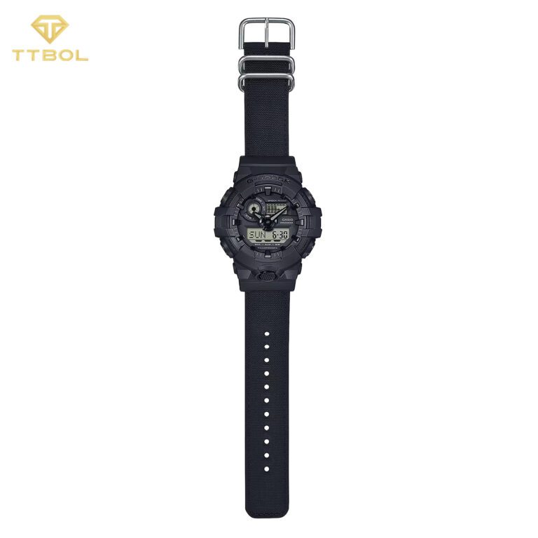 ساعت مچی مردانه کاسیو جیشاک بند برزنتی CASIO G-SHOCK GA-700BCE-1A