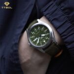 ساعت مچی مردانه سیکو 5 سبز رنگ SEIKO 5 SRPH29K1