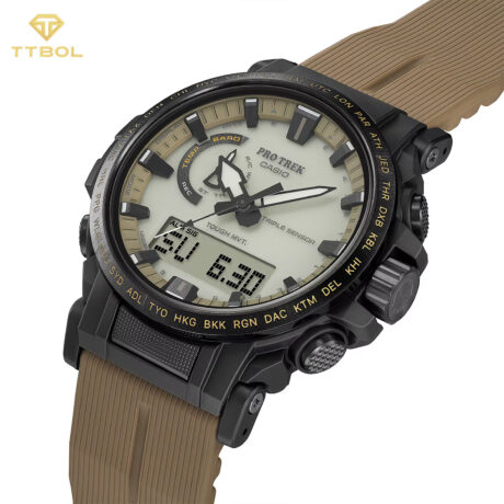 ساعت مچی مردانه کاسیو پرو ترک شارژ خورشیدی CASIO PRO TREK PRW-61LD-5