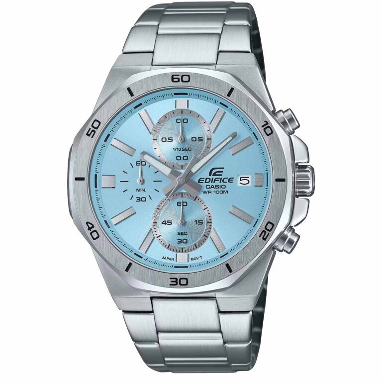 ساعت مچی مردانه کاسیو ادیفایس صفحه تیفانی CASIO EDIFICE EFV-640D-2BV