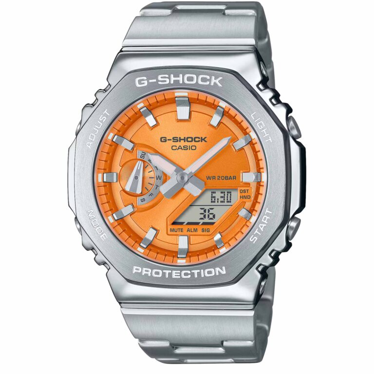 ساعت مچی مردانه کاسیو جیشاک بند استیل CASIO G-SHOCK GM-2110D-4A