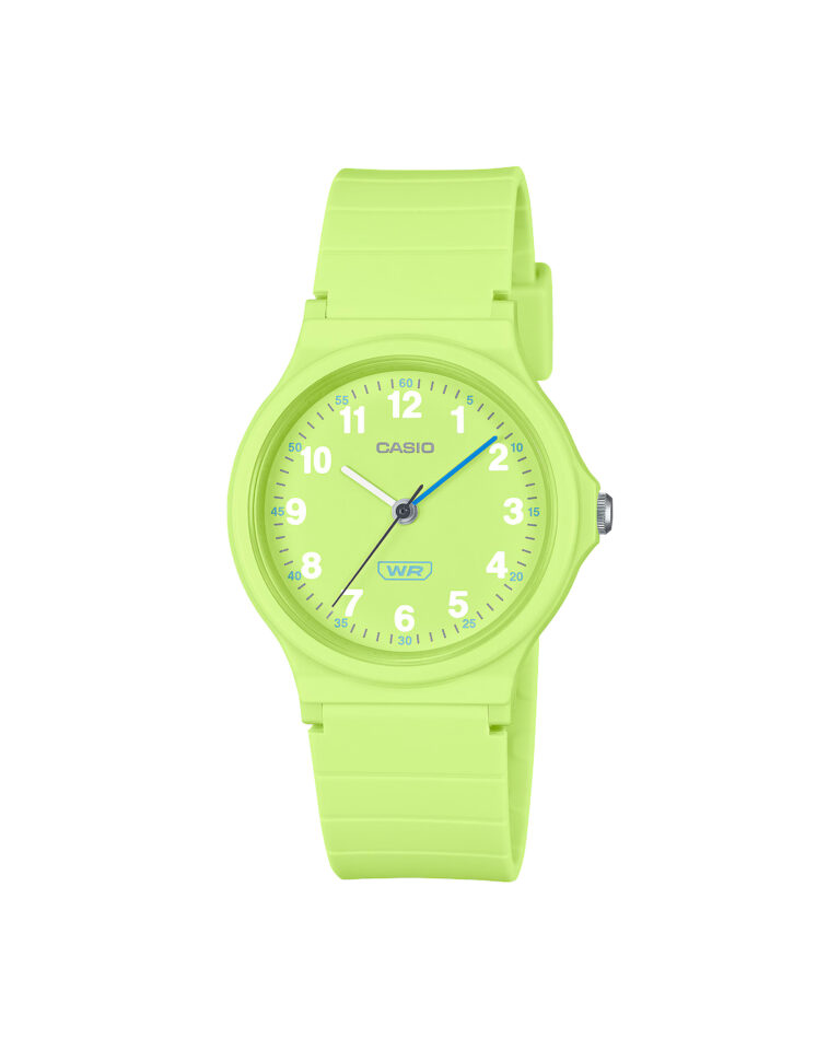 ساعت مچی زنانه کاسیو سبز مغز پسته ای CASIO LQ-24B-3B