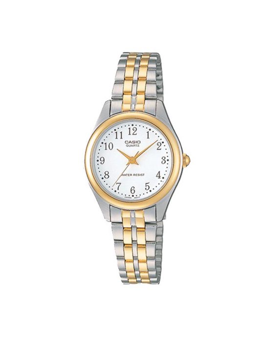 ساعت مچی زنانه کاسیو سیلور طلایی CASIO LTP-1129G-7B