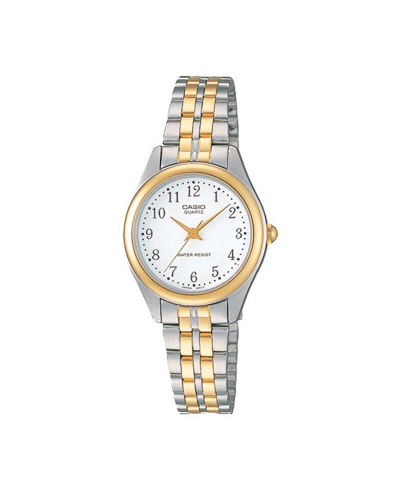 ساعت مچی زنانه کاسیو سیلور طلایی CASIO LTP-1129G-7B