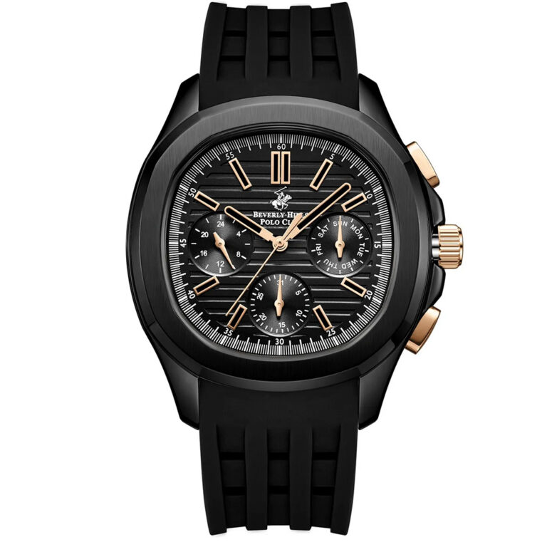 ساعت مچی مردانه بورلی هیلز پولو کلاب تمام مشکی BEVERLY HILLS POLO CLUB BP3211X.651