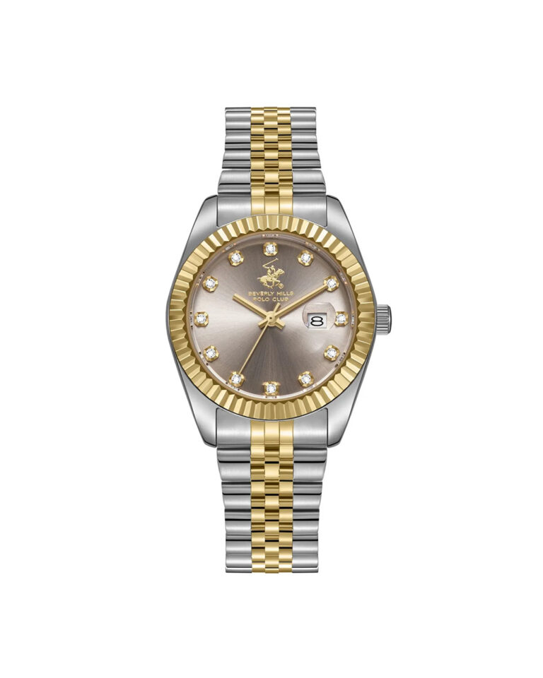 ساعت مچی زنانه بورلی هیلز پولو کلاب سیلور طلایی BEVERLY HILLS POLO CLUB BP3654X. 260