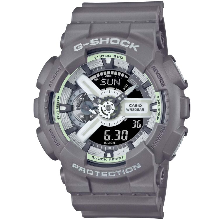 ساعت مچی مردانه کاسیو جیشاک طوسی CASIO G-SHOCK GA-110HD-8A