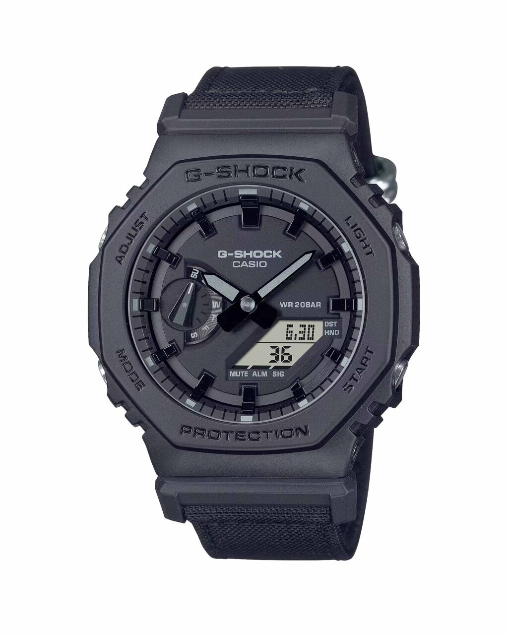 ساعت مچی مردانه کاسیو جیشاک بند برزنتی CASIO G-SHOCK GA-2100BCE-1A