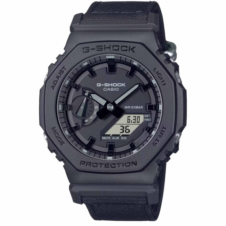 ساعت مچی مردانه کاسیو جیشاک بند برزنتی CASIO G-SHOCK GA-2100BCE-1A