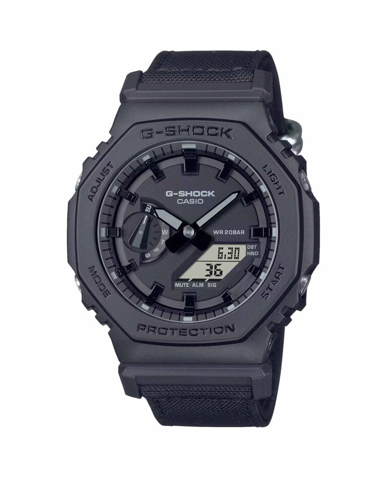 ساعت مچی مردانه کاسیو جیشاک بند برزنتی CASIO G-SHOCK GA-2100BCE-1A