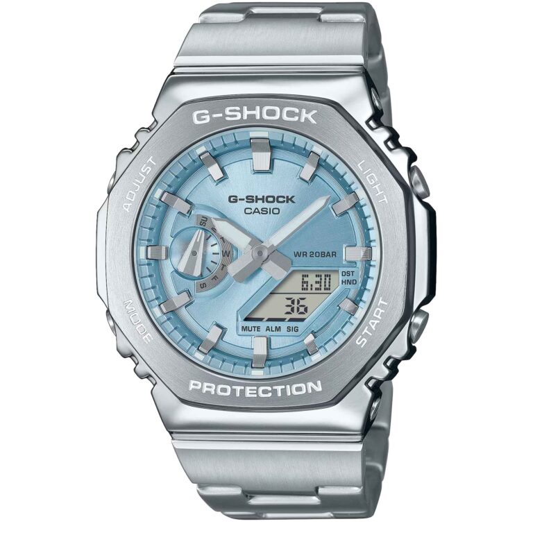 ساعت مچی مردانه کاسیو جیشاک صفحه تیفانی CASIO G-SHOCK GM-2110D-2A