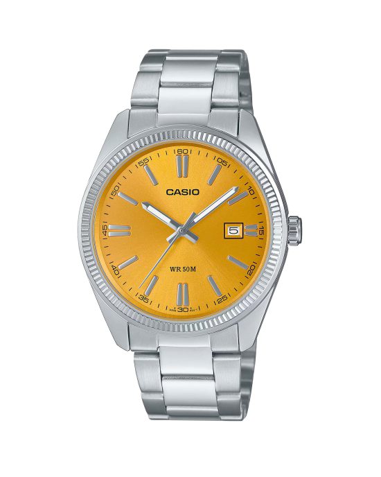 ساعت مچی مردانه کاسیو صفحه زرد CASIO MTP-1302PD-9AV