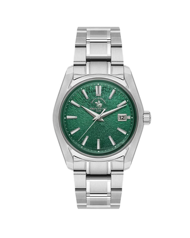 ساعت مچی مردانه پولو سانتا باربارا صفحه سبز POLO SANTA BARBARA SB.3.10002-3